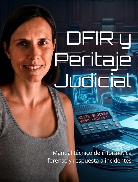 Portada del libro DFIR y Peritaje Judicial, de Nieves Casquero